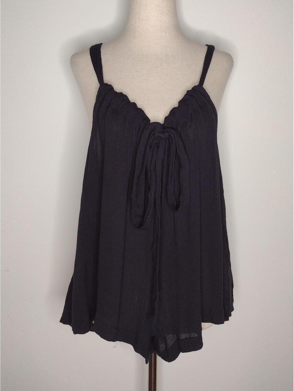 NWOT Free People Women's Black Romper Size Small